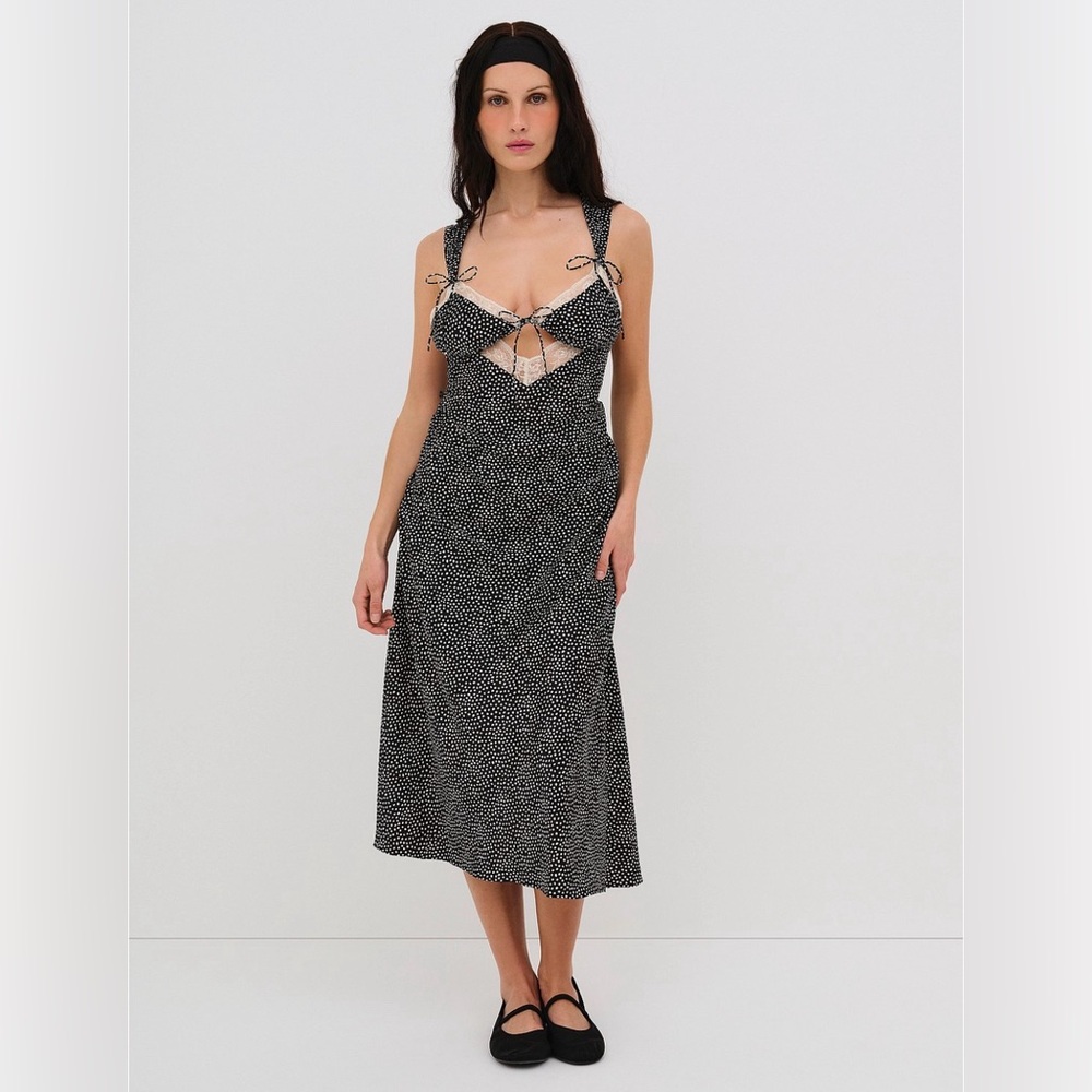 For Love & Lemons
Evangeline Midi Slip Dress